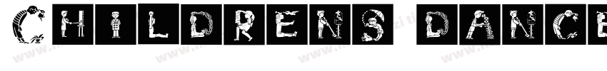 Childrens dance字体转换